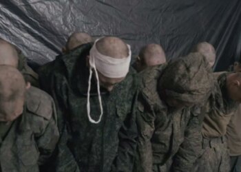 Украинские военные показали захват в плен 21 российского оккупанта в Донецкой области