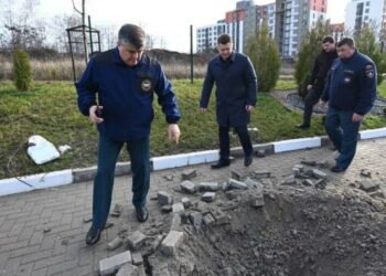 У Бєлгороді російський боєприпас впав на дитячий садок