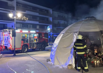 У Швейцарії загорівся меморіал жертвам новорічної пожежі в Кран-Монтані