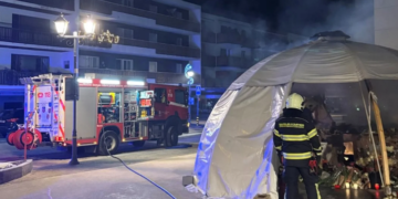 У Швейцарії загорівся меморіал жертвам новорічної пожежі в Кран-Монтані