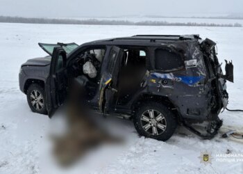 Російський безпілотник атакував авто "Білих Янголів" на Харківщині, загинули двоє поліцейських