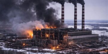 Бурштинська ТЕС зупинилася після російської атаки