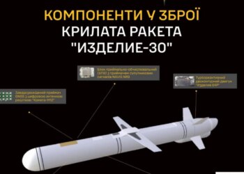 ГУР оприлюднило технічну документацію та перелік компонентів нової російської ракети "Іздєліє-30"