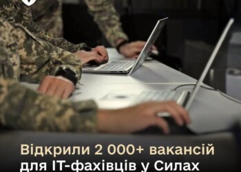 У Силах оборони відкрили понад 2000 вакансій для IT-фахівців