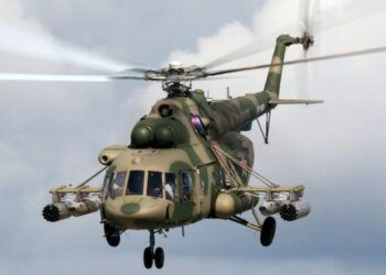 Над Ростовською областю збито російський військовий вертоліт
