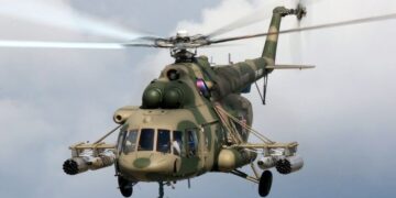 Над Ростовською областю збито російський військовий вертоліт