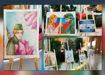 Окупанти організували виставку мілітарних малюнків дітей з Херсонщини у підмосков’ї