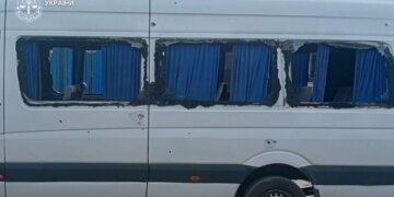 росія вдруге за день атакувала маршрутку на Нікопольщині – 5 поранених