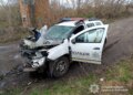 росіяни цілеспрямовано атакували поліцейське авто на Сумщині, поранено правоохоронця