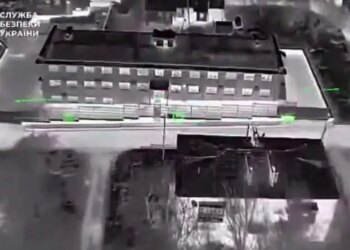 СБУ показала ураження місця базування російських військових на Луганщині