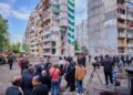 Понад 60 дипломатам показали місце влучання російської ракети у багатоповерхівку в Києві