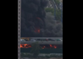 В Москве вспыхнул масштабный пожар возле Измайловского Кремля: фото и видео