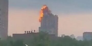 Російські телеканали майже не висвітлили атаку дронів на Москву
