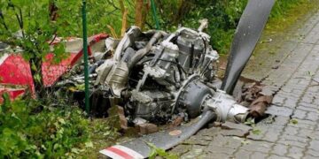 У Німеччині літак обрушився на житловий квартал