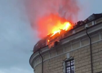 росія вдарила по Успенському собору Києво-Печерської лаври – ексклюзивне відео