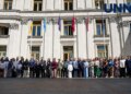 У Києві підняли прапор кримських татар з нагоди Дня стягу – фоторепортаж