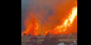 Дагестан в огне: в газовой инфраструктуре под Кизилюртом раздались мощные взрывы