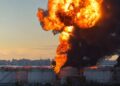 Дроны попали в нефтяной терминал Петербурга в день старта форума Путина