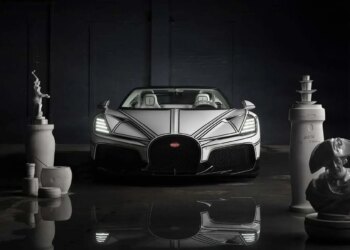 Bugatti представила унікальний гіперкар W16 Mistral Blanc Éternel з порцеляною