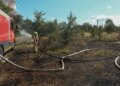 У Голосіївському районі Києва через атаку російського БпЛА вигоріло 1200 кв. м сухої трави – ДСНС