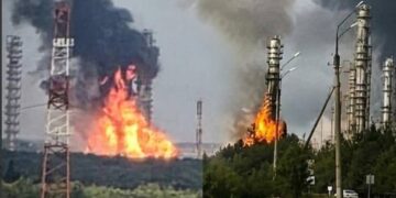 Дроны преодолели 2000 км: горит крупнейший нефтехимический комплекс РФ в Тобольске