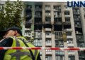 Як виглядає багатоповерхівка в Києві після удару БПЛА рф 1 вересня – фоторепортаж