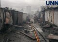Атака рф на Київ 24 вересня: фото наслідків удару по гаражному кооперативу на Оболоні