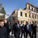 Зеленський разом із Мерцом відвідали місце удару рф по Академії наук у Києві