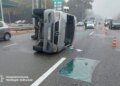У Києві перекинулася маршрутка із 15 пасажирами, серед постраждалих дитина