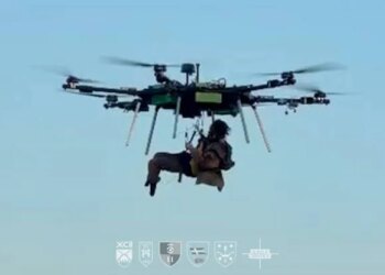 Вперше у світі – українські військові евакуювали пораненого з фронту за допомогою повітряного дрона