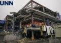 "Епіцентр" на Почайній зруйновано після удару рф балістикою по Києву – фоторепортаж