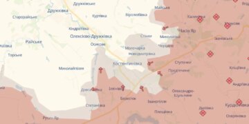 російські війська просунулися біля Костянтинівки та Воздвижівки – DeepState